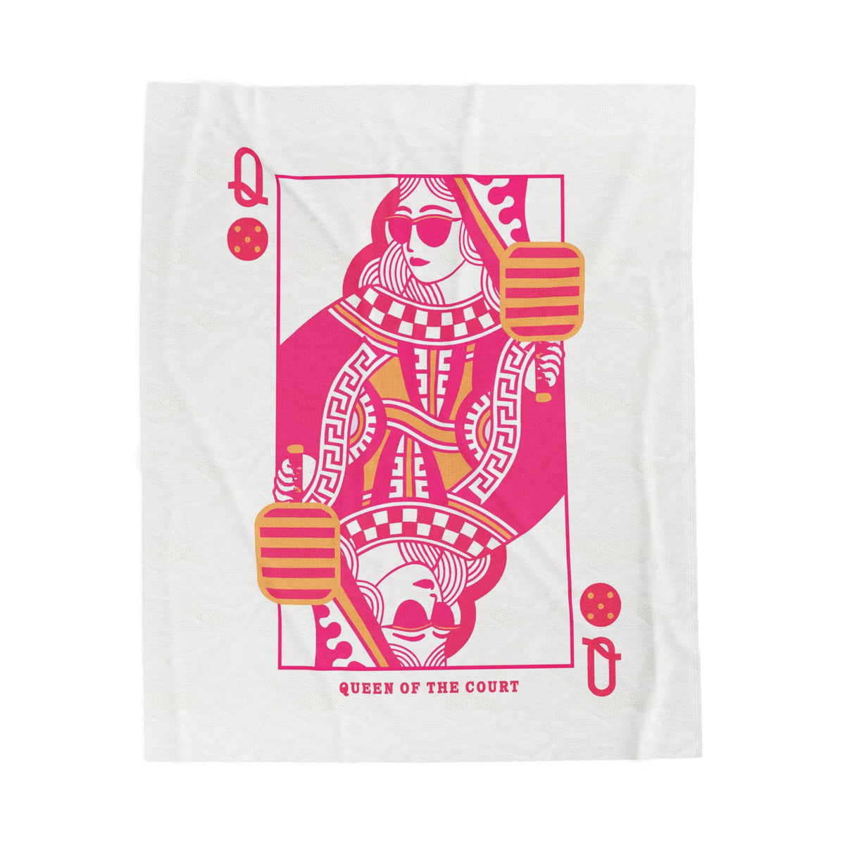 Queen of the Court Velveteen Plush Blanket