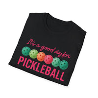 Load image into Gallery viewer, Pickleball Vibes Unisex Softstyle T-Shirt - It&#39;s a Good Day for Pickleball

