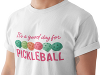 Load image into Gallery viewer, Pickleball Vibes Unisex Softstyle T-Shirt - It&#39;s a Good Day for Pickleball
