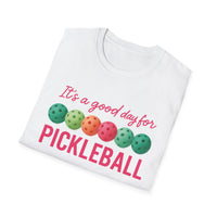 Load image into Gallery viewer, Pickleball Vibes Unisex Softstyle T-Shirt - It&#39;s a Good Day for Pickleball
