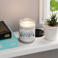 Load image into Gallery viewer, Pickleball Victory Scented Candle - Hand-Poured Vanilla &amp; Cinnamon 9oz
