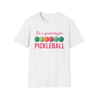 Load image into Gallery viewer, Pickleball Vibes Unisex Softstyle T-Shirt - It&#39;s a Good Day for Pickleball
