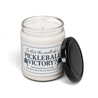 Load image into Gallery viewer, Pickleball Victory Scented Candle - Hand-Poured Vanilla &amp; Cinnamon 9oz

